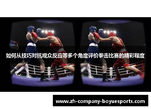 如何从技巧对抗观众反应等多个角度评价拳击比赛的精彩程度